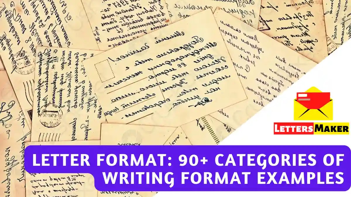 Letter Format  90+ Categories Of Writing Format Examples