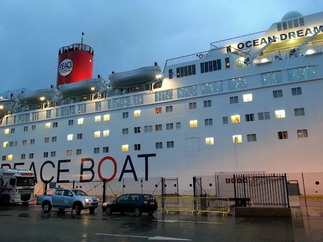 Peace Boat Ocean Dream in Bergen, Norway; Ships in Bergen