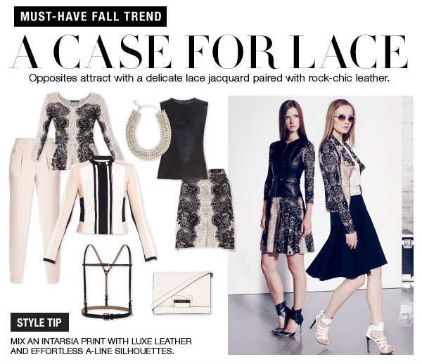 BCBGMAXAZARIA's Fall Trend newsletter 