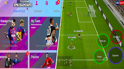 PES 2020 Patch Mobile New Menu Kits 19-20