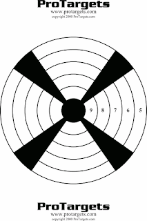 Набор круглых мишеней. Set of round targets.