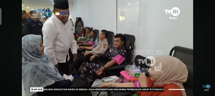 Wakil Wali Kota Dumai Resmi Buka Kegiatan Bhakti Sosial Donor Darah Sempena HUT PWI ke-79