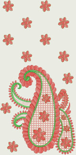 grande conception de Paisley broderie forme pour la collecte costume salwar 2012