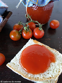 Mermelada de tomates cherrys{Apta para diabéticos}