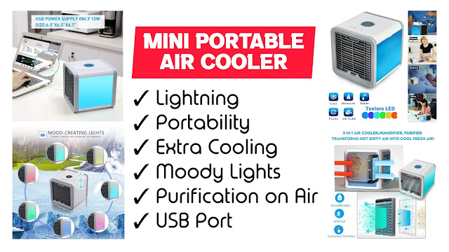 Air Cooler - Mini Portable Air Mini Cooler Fan | Best Coolest Air Cooler in India 2021