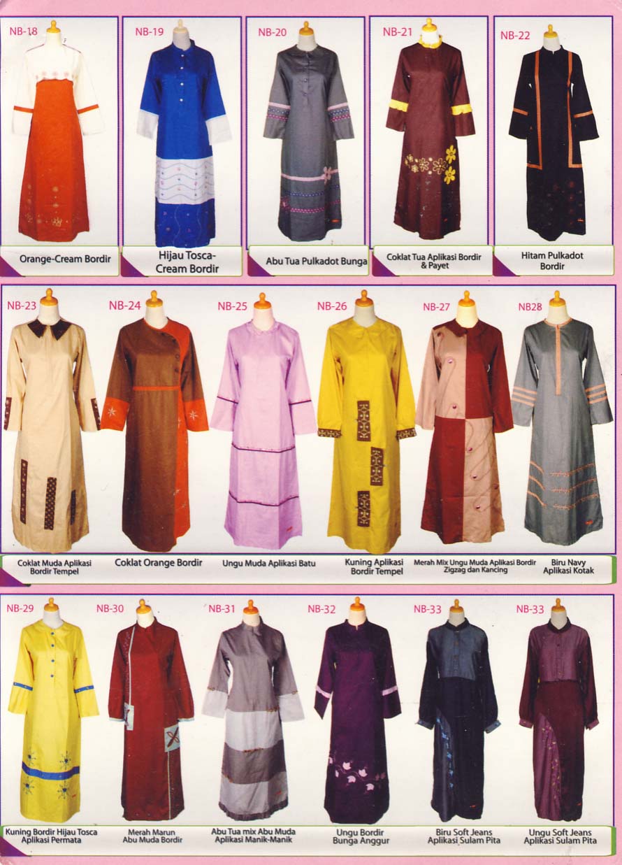 NIBRA'S Gamis Katun Berkualitas « WAFIQ Griya Busana 