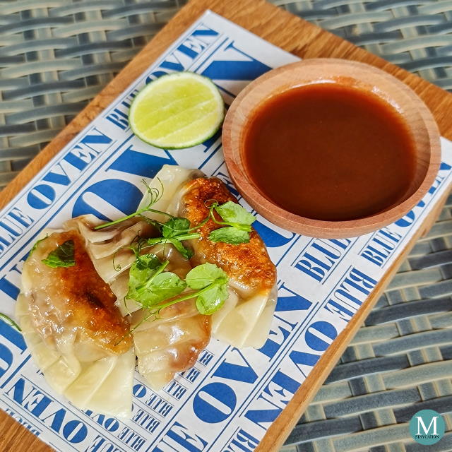 Banana Chocolate Gyoza at Andaz Bali