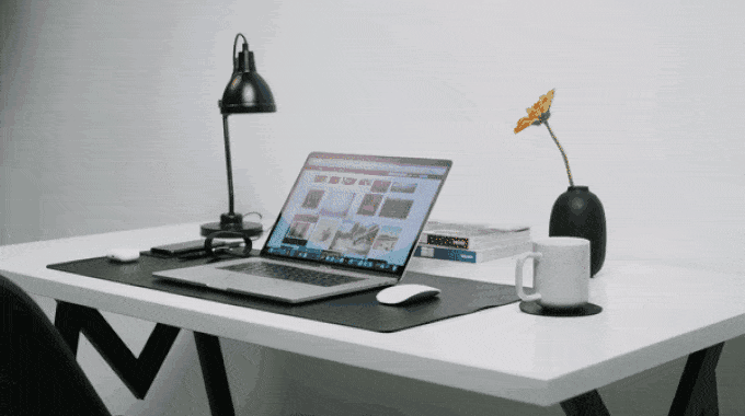 LeMat-Wireless Charging Leather Desk Pad | Make 100