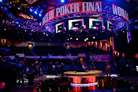 The scene about two hours prior to the start of the 2011 WSOP Main Event final table