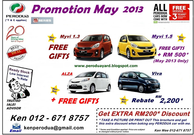 Perodua Promotion - Call 012-671 8757: Perodua Monthly 