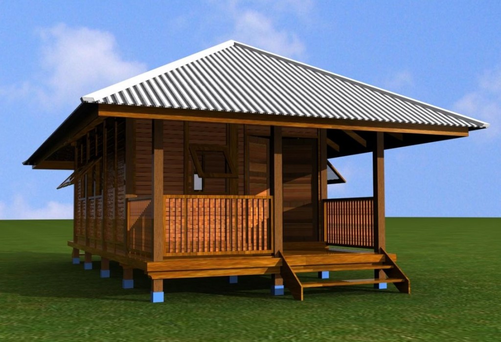 Desain Rumah  Kayu  Minimalis  Modern