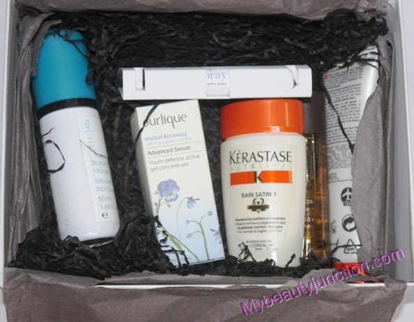 LookFantastic beauty box September 2014 review, unboxing, photos