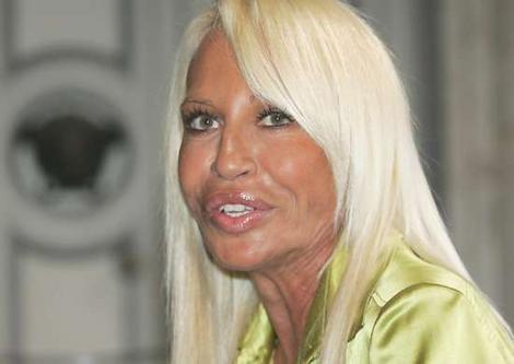 donatella versace before and after. ONE is Donatella Versace and