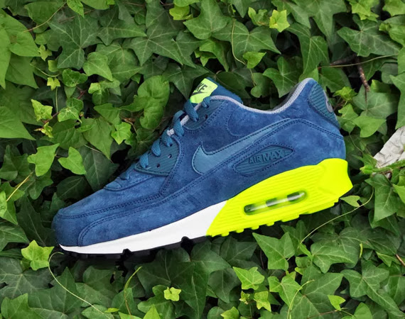  Nike Air Max 90 Premium Blue Suede