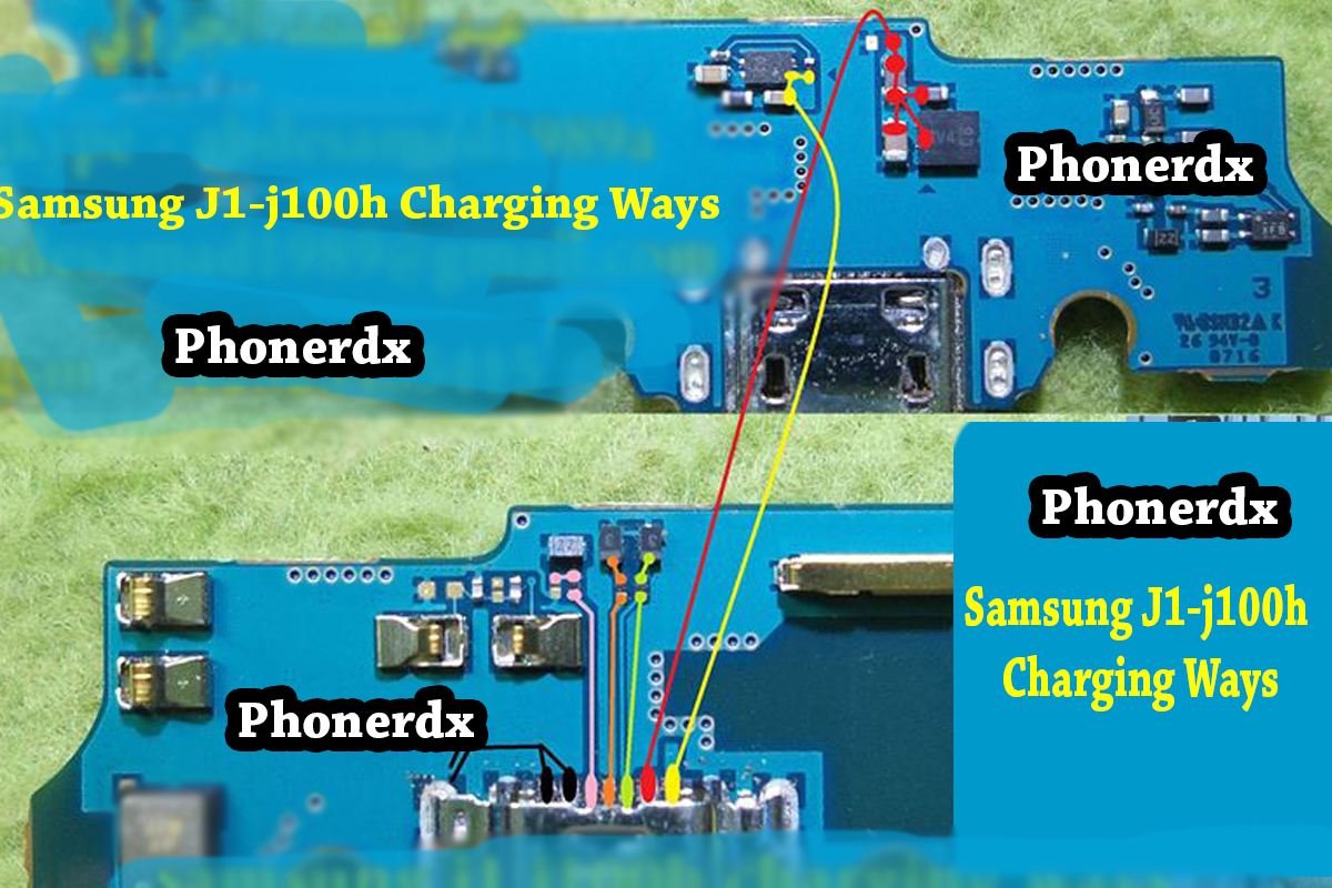 Samsung J1 SM- j100H Charging Problem Jumper Solution ...