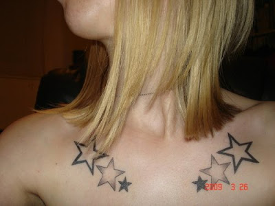 nautical star tattoos area a nice tattoo ideas to get a cute collar bone 