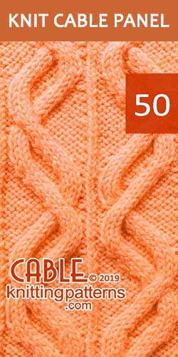 Knitted Cable Panel Pattern 50, its FREE. Advanced knitter and up