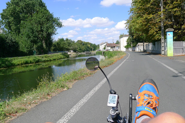 De Paris à la Rochelle en vélo couché, bords de Sèvre