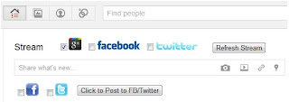 update facebook twitter otomatis di google plus, integrasi facebook di google+