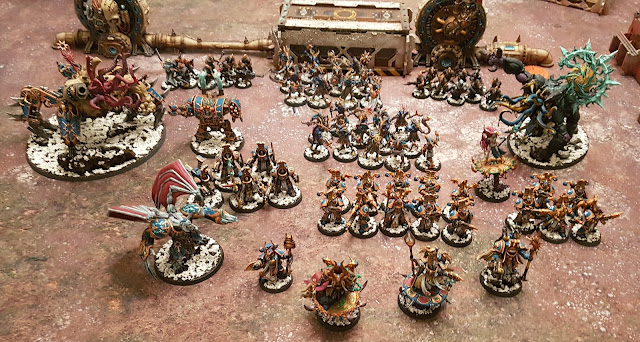 Space Wolves vs Thousand Sons - 2000pts - Maelstrom mission from Warhammer 40,000