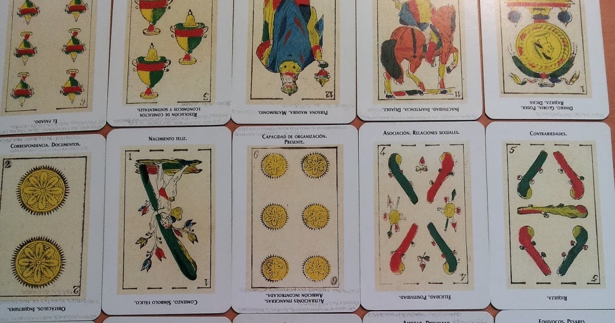 tirada de tarot cartas españolas