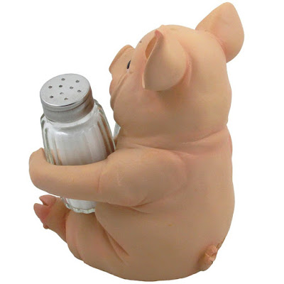 the cute little pig salt and pepper shaker set