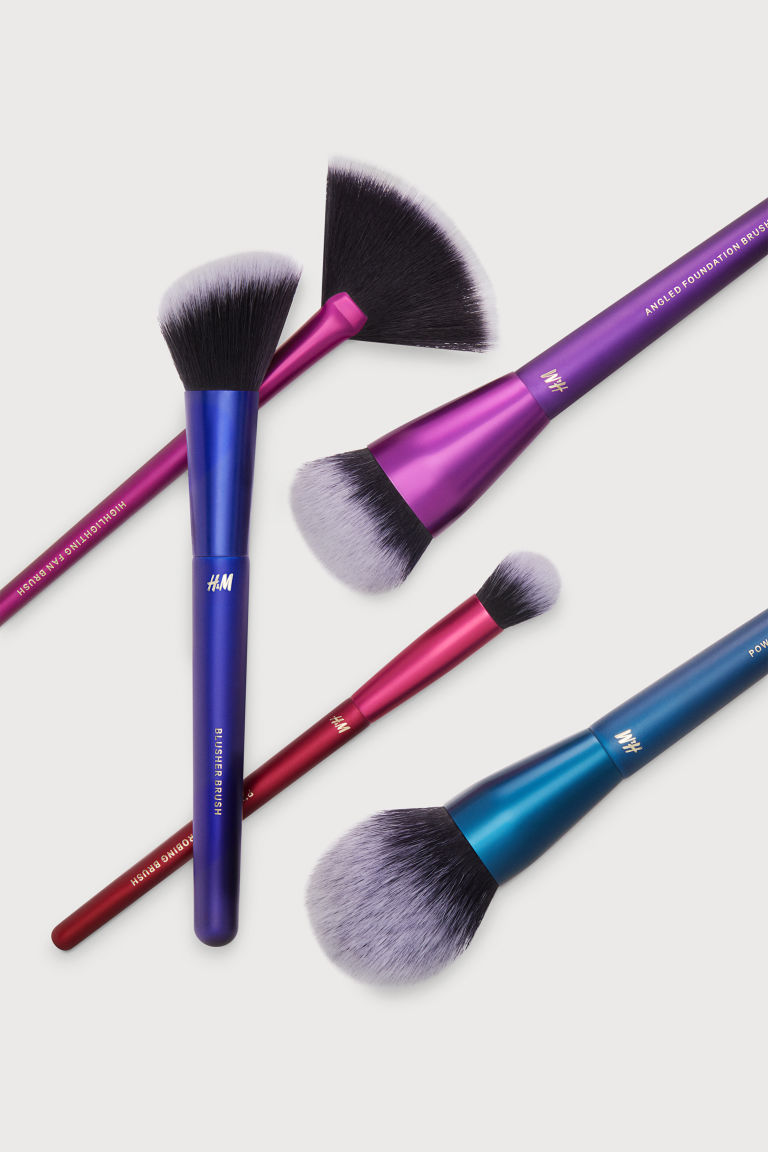Makeup Brushes - Purple