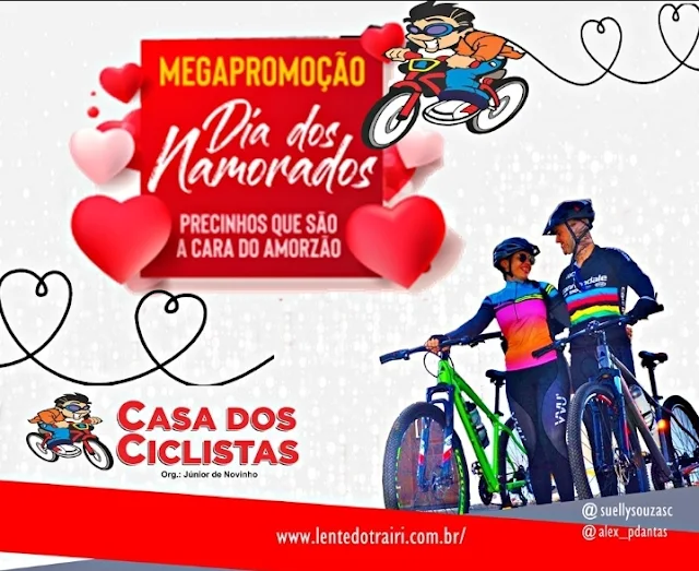 Promoção Dia dos Namorados Casa do Ciclista