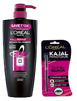 Free Loreal Magique Kajal with Loreal Shampoo - Snapdeal