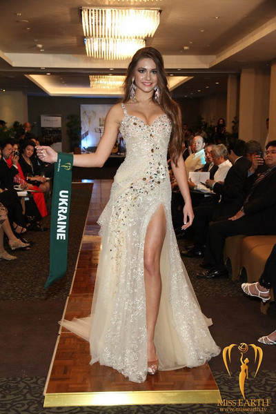 Kristina Oparina Evening Gown, Miss Friendship