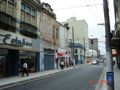 Rua General Câmara - próxima a rua Martim Afonso - foto de Emilio Pechini