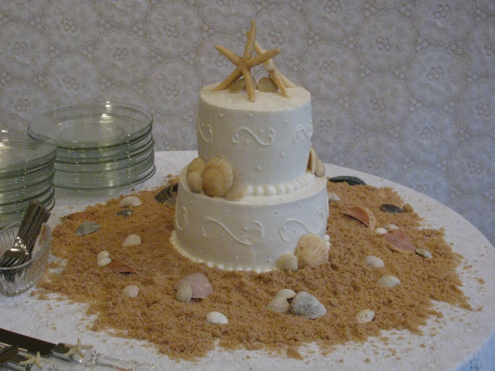 beach wedding cake ideas