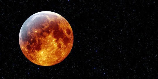 KUMPULAN FOTO GERHANA BULAN TERBARU  Gambar Gerhana Bulan 