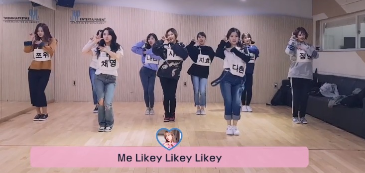 Twice Reveal Likey Dance Practice Video Daily K Pop News