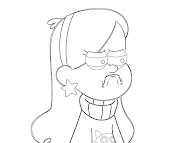 #4 Mabel Pines Coloring Page