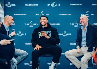 Breitling Ambassador Giannis Antetokounmpo