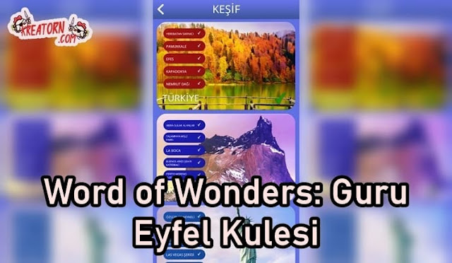 Words of Wonders: Guru Eyfel Kulesi Cevapları