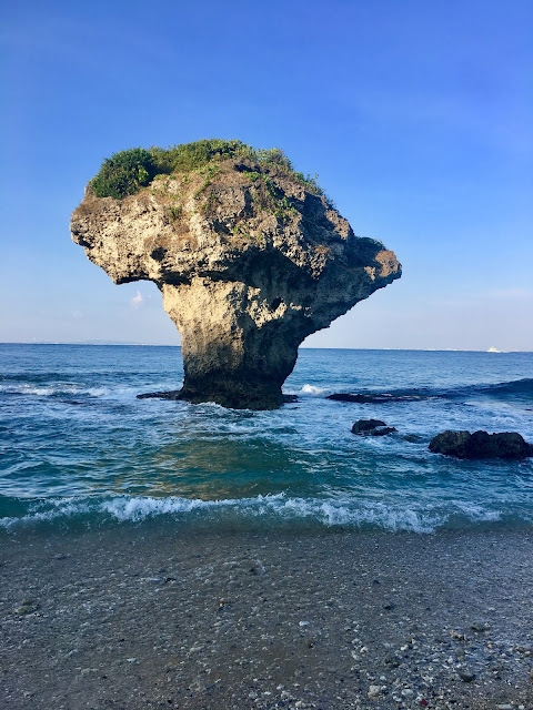 vase rock, xiaoliuqiu, pingtung, taiwan