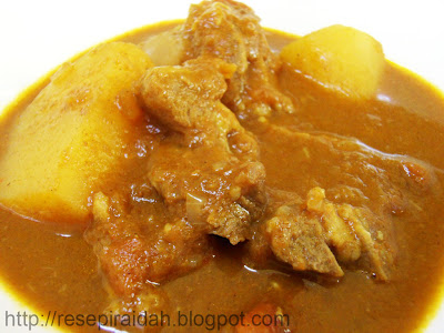 Resepi Raidah: Lamb Curry ~ Kari Daging Biri-biri