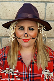 scarecrow makeup Halloween costume