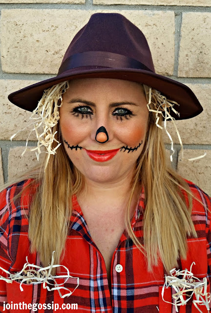 scarecrow makeup Halloween costume