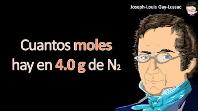 ¿Cuantos moles hay en 4.0 g de N2?