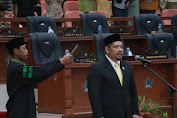 Ketua Pengadilan Tinggi Manado, Lantik Raski A Mokodompit Wakil Ketua DPRD Sulut