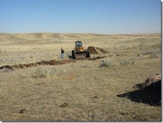 digging foundations