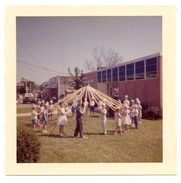 Lowell Library Branch, Maypole, 1960s.