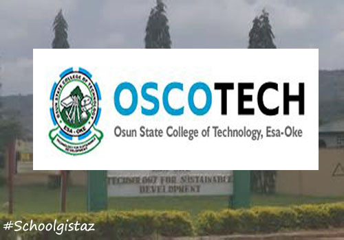 OSCOTECH ND/HND Admission Lists 2018/2019 is Out | Check here