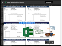 Aplikasi Pendidikan : Cetak Kartu NISN Siswa Otomatis Master Excel