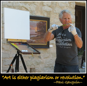 photo of: "Art is either plagiarism or revolution."  quote