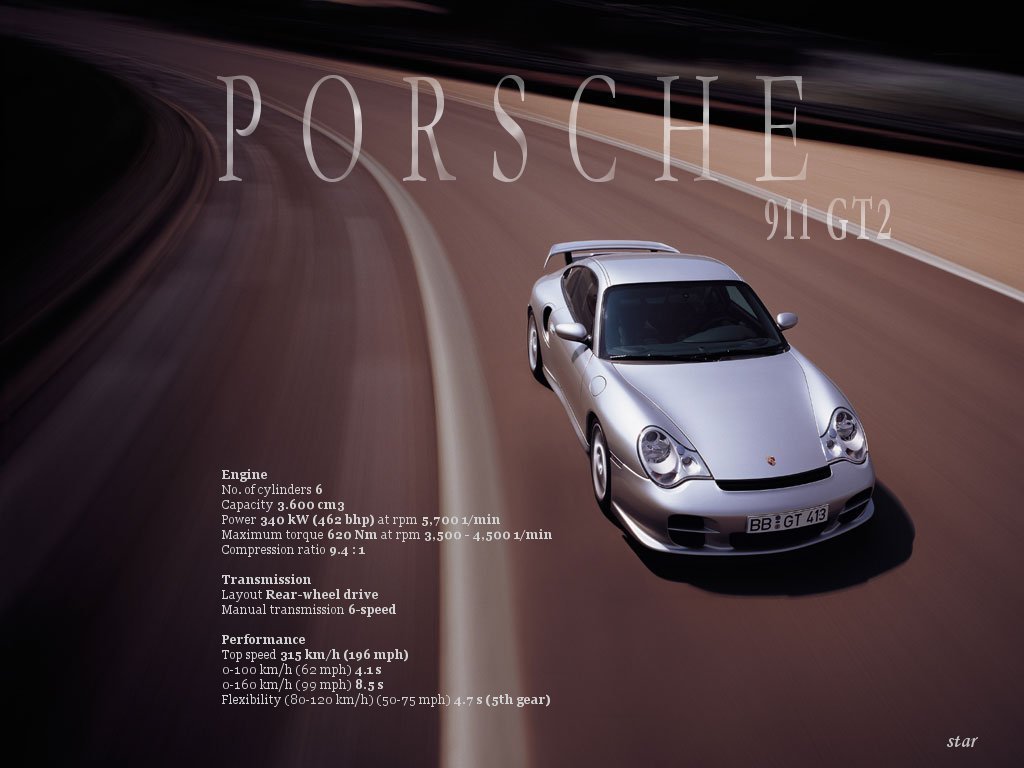 Porsche 911 GT2 Wallpaper