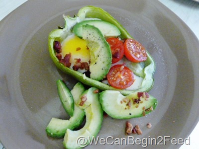 Aug 14 eggs in peppers 004